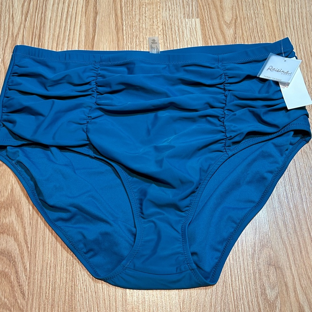 NWT Raisins Curve high‎ waist bikini bottoms 24W